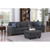 Lilola Home Cooper 2pc Living Room Sets with 4 Seater Sofa