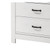 Lilola Home Cassini White 5 Drawers Chest