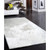 Amazing Fancy Shaggy White Hand Tufted Area Rugs