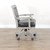 Purity Craft Isadora Gray Game and Dining Chair with Casters