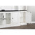 Purity Craft Zen Dark Brown White Media Console