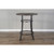 Purity Craft Allure Dark Brown Rough Sawn Top Pub Table