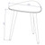 Manhattan Comfort Utopia Triangle End Tables