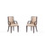 2 Manhattan Comfort Fifth Avenue Tan Dining Armchair