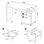 Coaster Furniture MDF Office Desks