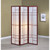 Coaster Furniture Katerina White Cherry 3 Panel Folding Floor Screen