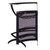 Coaster Furniture Dallas Black 3 Bottle Wine Rack Bar Unit