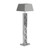 Coaster Furniture Carmen White Geometric Base Floor Lamp