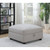 Coaster Furniture Cambria Grey Storage Ottoman