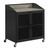 Coaster Furniture Arlette Grey Wash Sandy Black Wine Cabinet