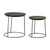 Coaster Furniture Loannis Matte Black Nesting Table