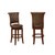 2 Crown Mark Granville Espresso Swivel Bar Height Stools