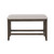 Crown Mark Fulton Grey Seat Counter Height Bench