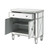 Powell Furniture Grey 2 Doors Mirrored Console