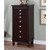 Powell Furniture Merlot Contemporary Jewelry Armoire