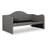 Powell Furniture Grey Upholstered Day Bed