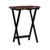 Powell Furniture Serpentine Hazelnut Black Tray Table