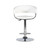 Powell Furniture White Black Adjustable Height Bar Stools