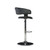 Powell Furniture White Black Adjustable Height Bar Stools
