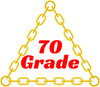 G-70 Tow Chain | 5/16" Chain With 15" J Hook | Grab/Combo T & Mini J Hook on Other End