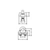 G-450 Crosby Red-U-Bolt Forged Wire Rope Clip Drawing