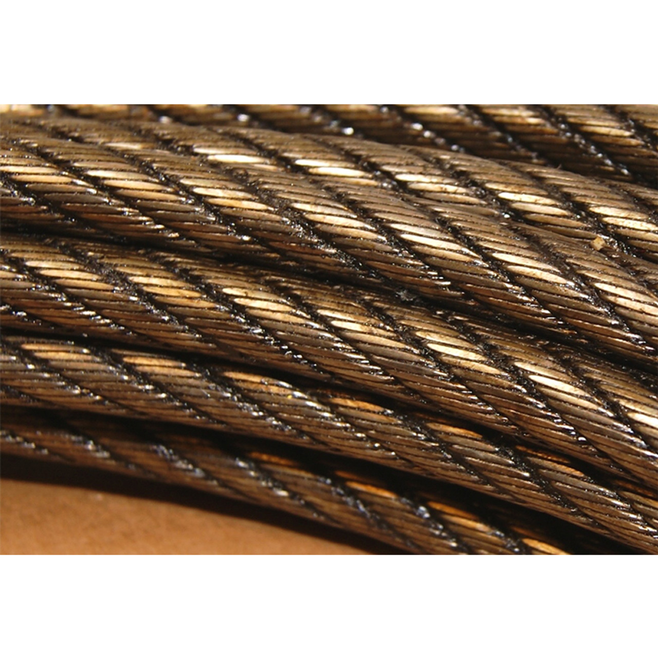 Increased Surface Area - Type SWSL Steel Core Swaged Wire Rope