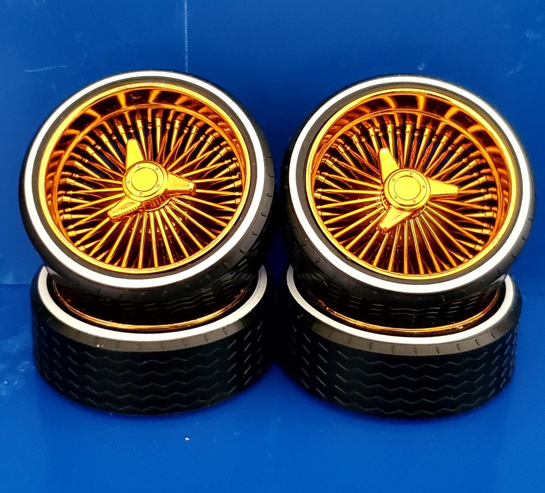 1/18 SUPER SPOKES LOWRIDER SPOKED ZENITH Style 3 Prong K/O Rim