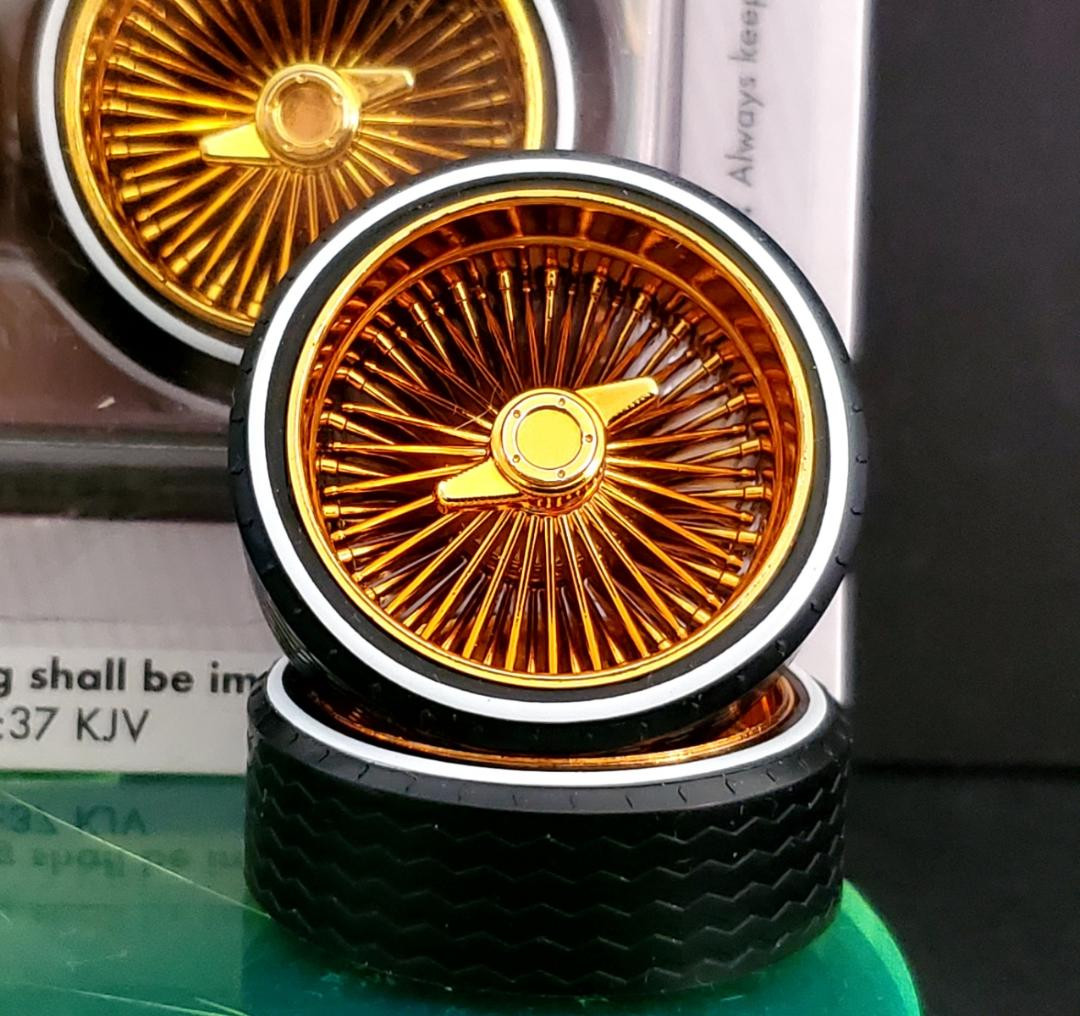 1/18 SUPER SPOKES LOWRIDER SPOKED ZENITH Style 2 Prong K/O Rim