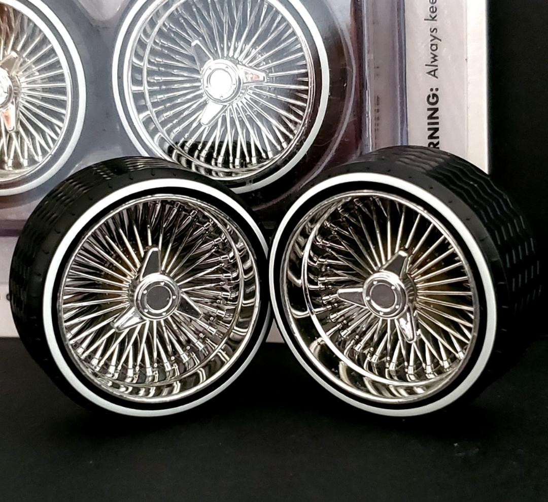 1/18 SUPER SPOKES LOWRIDER SPOKED ZENITH Style 3 Prong K/O Rim