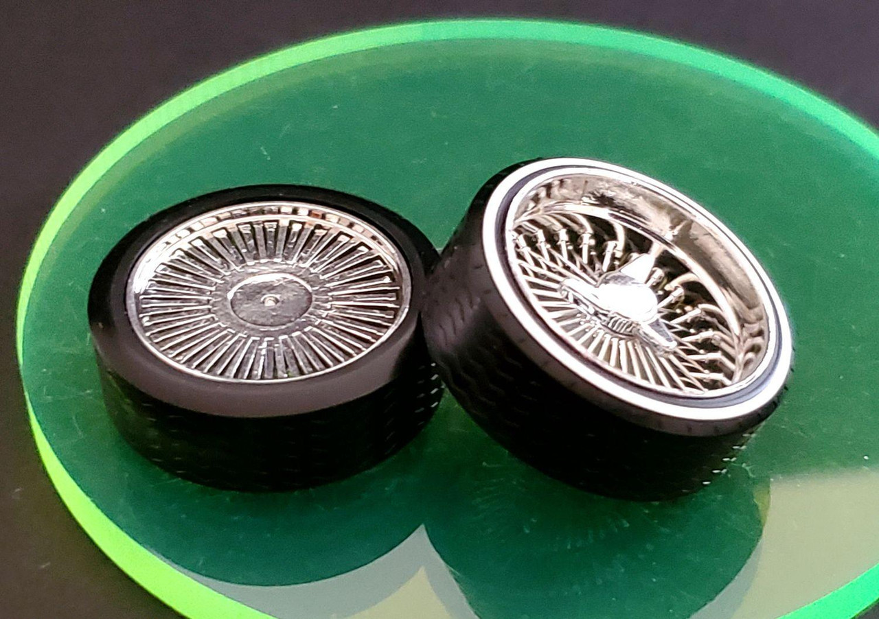 Early Low Rider Rims 1/18 SUPER SPOKES LOWRIDER SPOKED SMOOTH Style 3 Prong K/O Rim & LOW ...