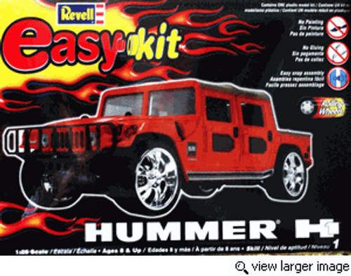 REVELL HUMMER H1 EASY Snap MODEL KIT 1/25 