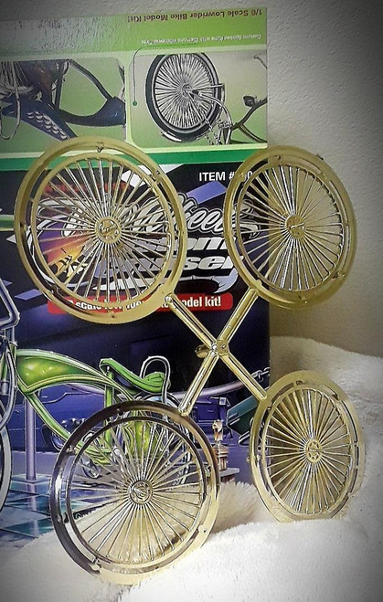 This Kit comes with GOLD PLATED Wheels !