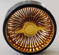 1/24 - 1/18 SUPER SPOKES FATCAP K/O LOWRIDER SPOKED Rim & ULTRA LOW PRO Tire Set GOLD