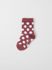 Thin Dotty Merino Wool Socks (6-12yrs)-29733