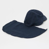 Fold Away Eco Flap Sun Hat-Dark Saphire