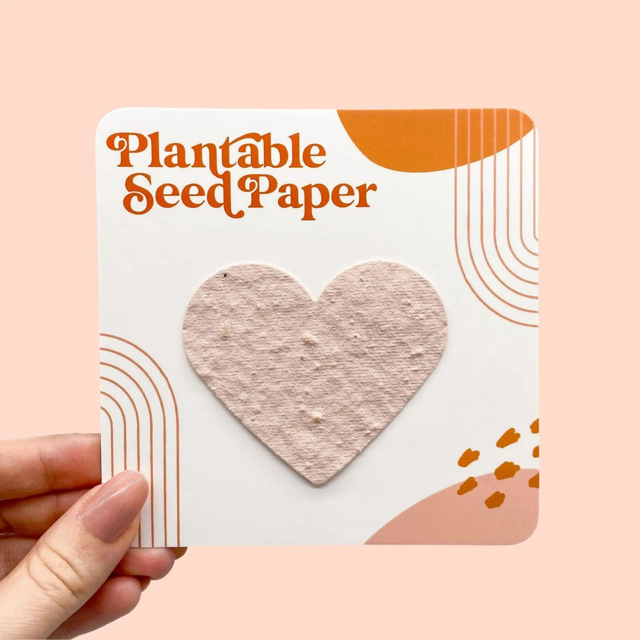 Plantable Seed Heart Paper