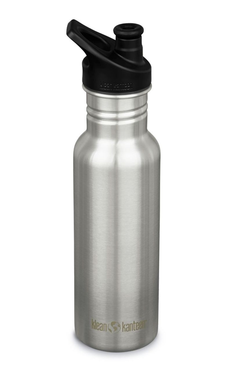 fl oz Stainless Steel Light Weight Water Bottle Loop Brushed Stainless