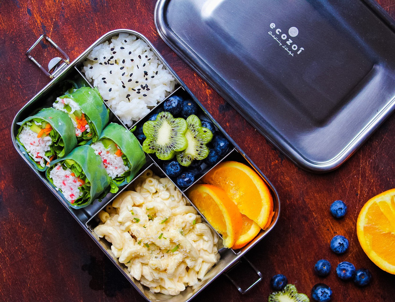 Stainless Steel Large Cinco Bento Lunch Box
