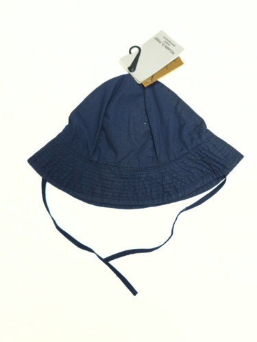 ODSS (Re)PLAY - Polarn O. Pyret Navy Sun Hat. Size 9-12Mos