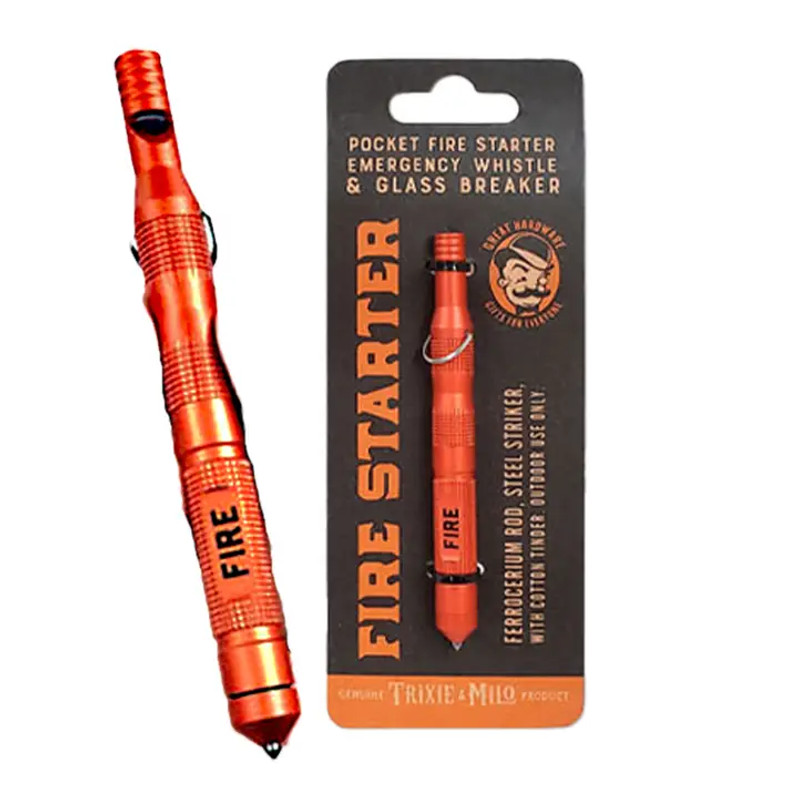 Pocket Fire Starter Whistle