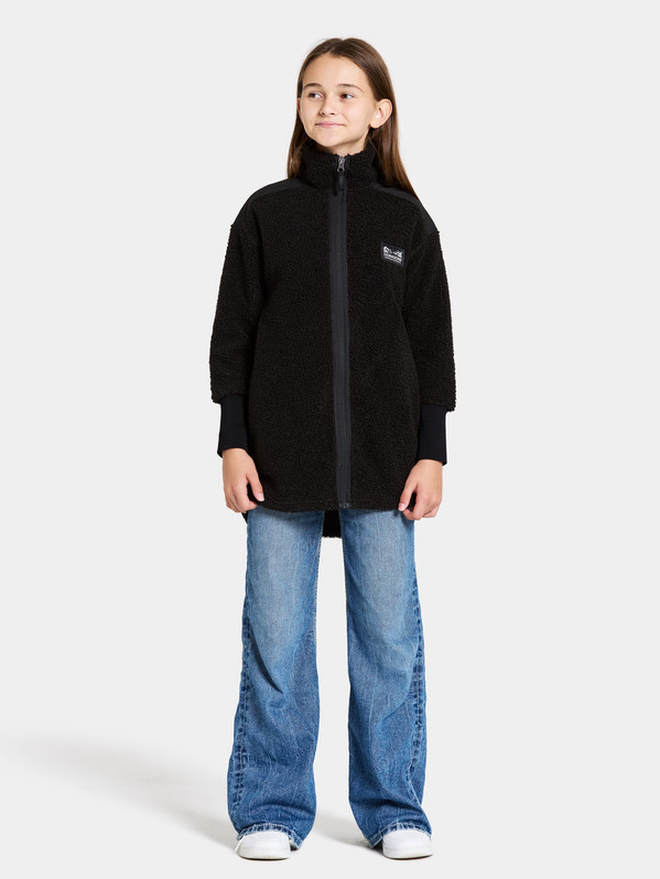 Youth Long Fleece Jacket, Ampere | Didriksons Youth Long Fleece Jacket, Ampere | Didriksons