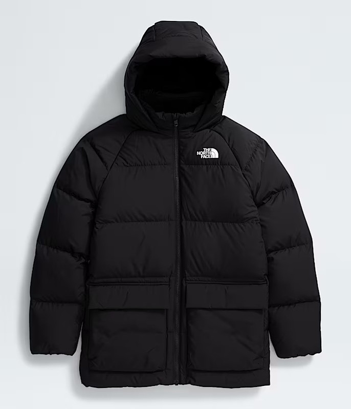 Youth The North Face Down Fleece Lined Short Parka | The North Face