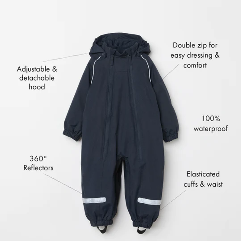 Baby Waterproof Rain Suit with Fleece Liner | Polarn O. Pyret