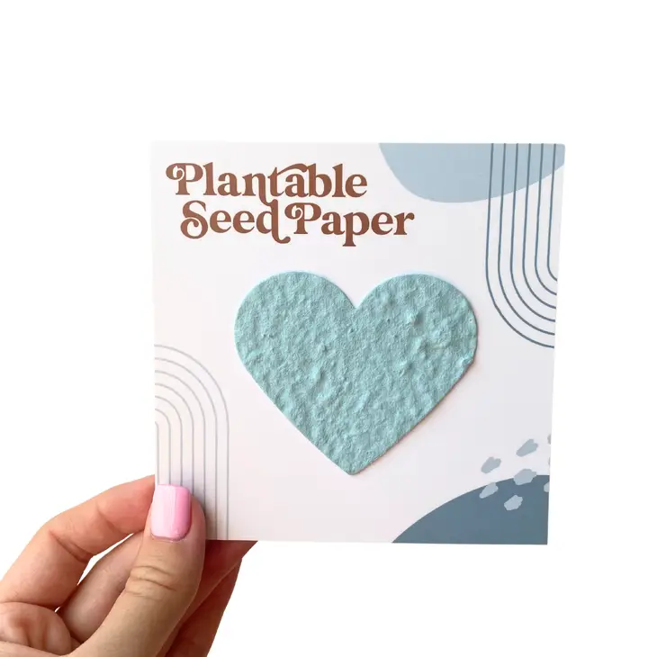 Plantable Seed Heart Paper