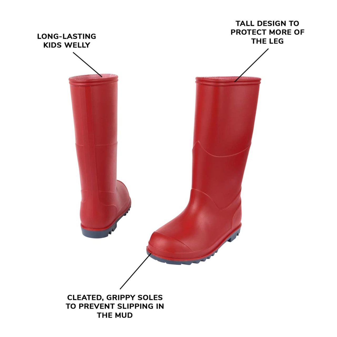 Classic Wellie Style Rain Boots-24848