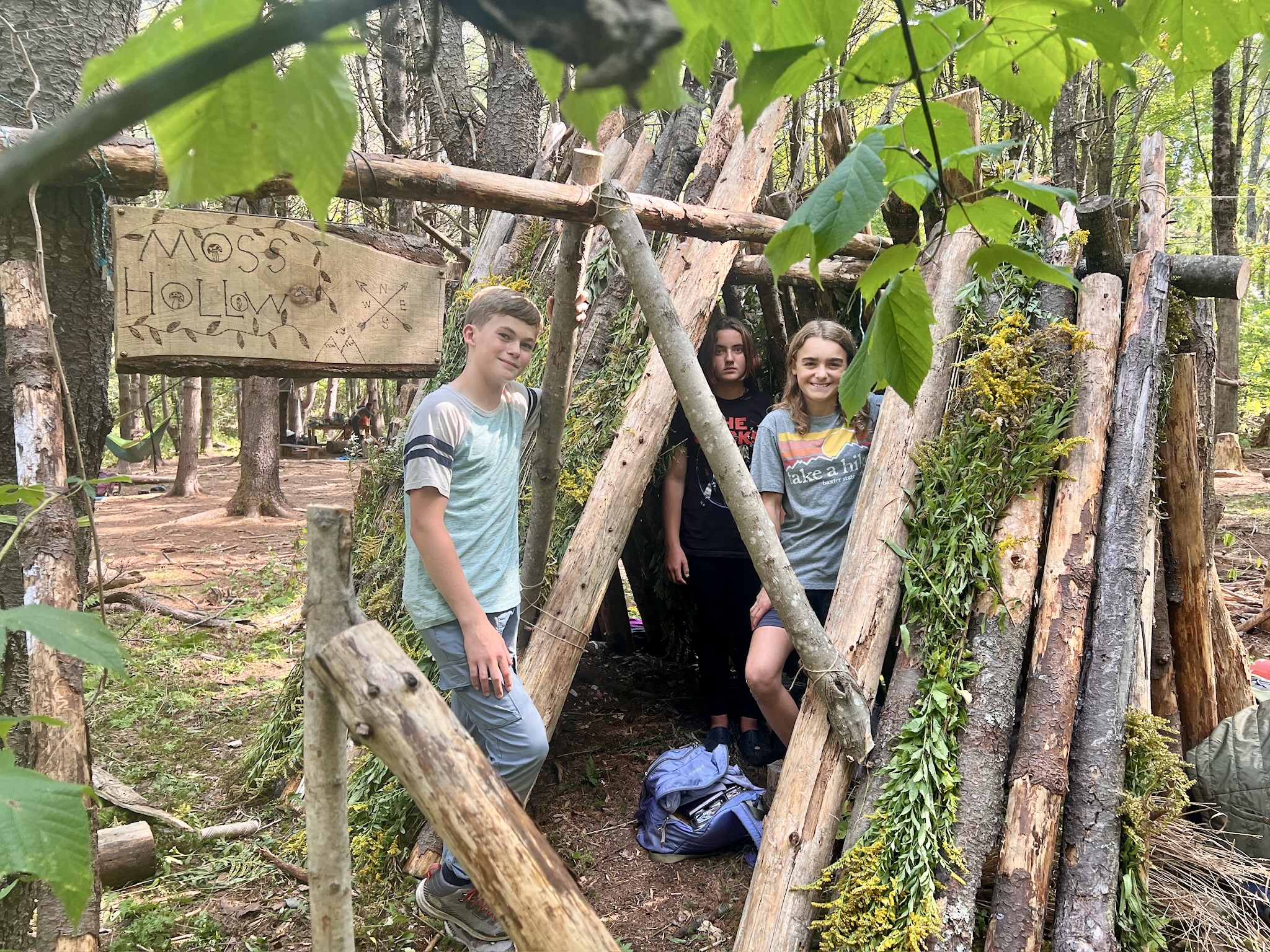 Creative Inspiration for Sheltering at Outdoor School!