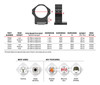 Warne Maxima Horizontal Rings Specifications