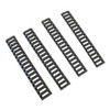 Picatinny Rail Cover Pads Black Qty 4