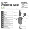 MDT Vertical Grip Elite Parts Diagram