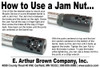 How to Use a Jam Nut